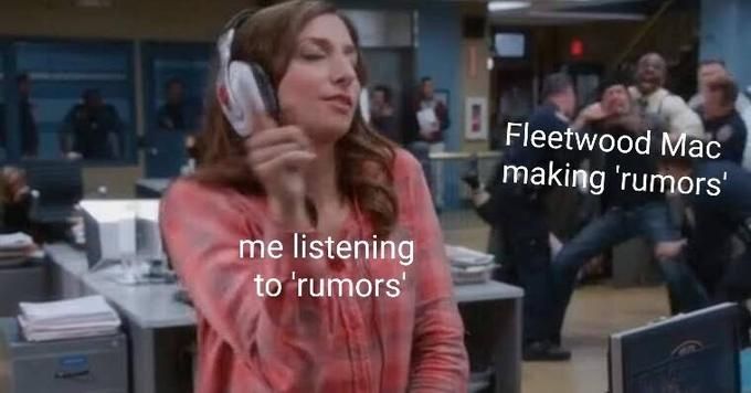 A Fleetwood Ma-themed meme.